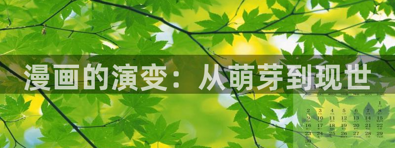 漫蛙2.0官网：漫画的演变：从萌芽到现世